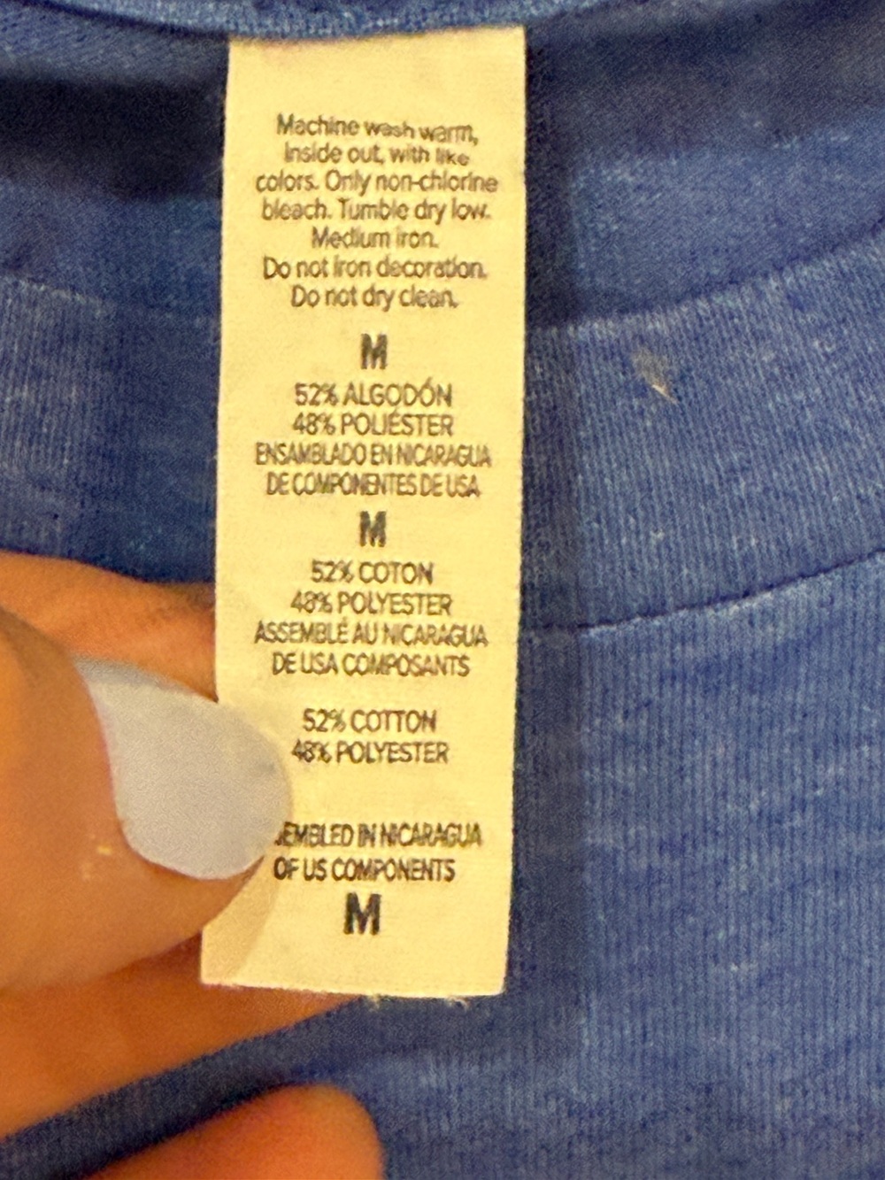 Blue Count Me In' Graphic Tee - Picture 3 of 4